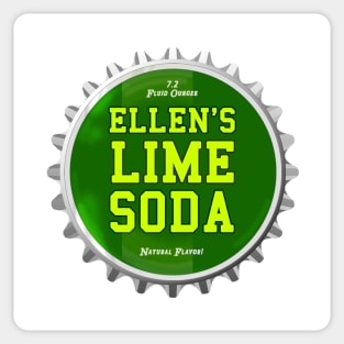 Ellen's Lime Soda Sticker